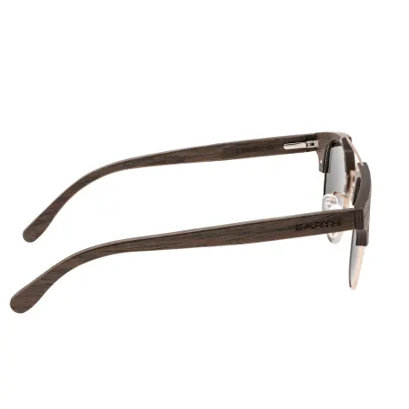 Earth Wood - Kai Polarized Sunglasses - Brown Stripe/Gold