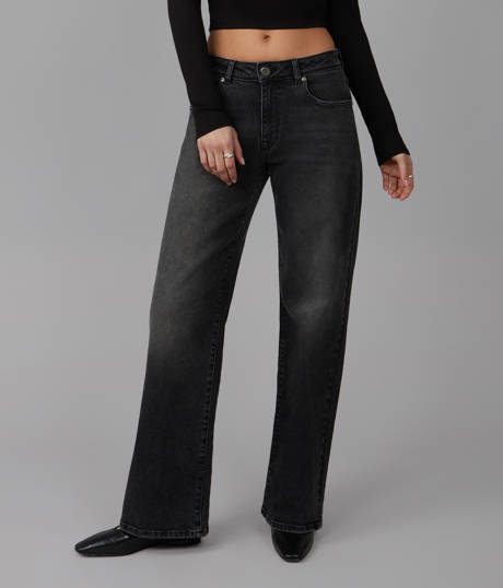 Lola Jeans NOVA-BA Mid Rise Wide Leg  Jeans