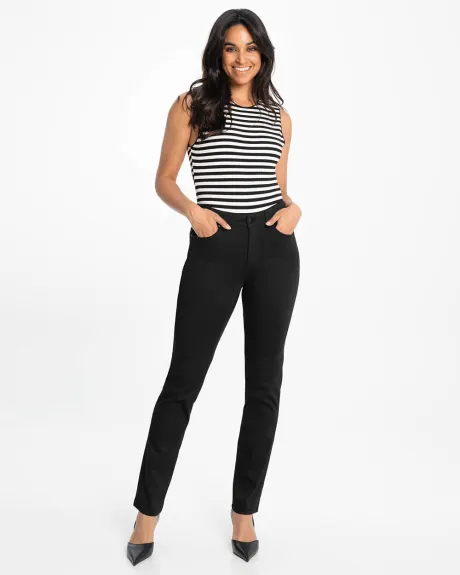 LOIS -Georgia Straight Black Jeans