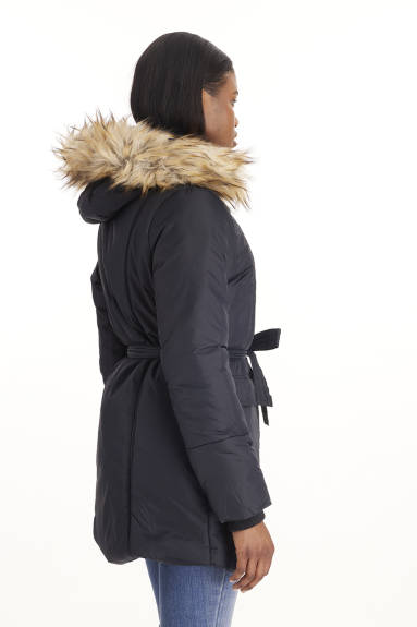 Rachel - 3 in 1 Maternity Coat With Belt - Modern Eternity Maternity