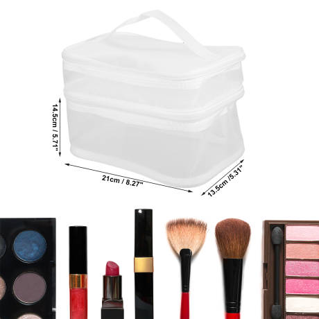 Unique Bargains- Travel Makeup Bag Brush Holder Organizer Waterproof