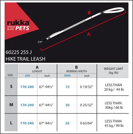 RUKKA - HIKE TRAIL LEASH