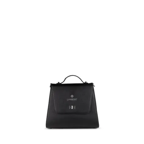 Lambert - The Elie - Black Vegan Leather 3-in-1 Handbag