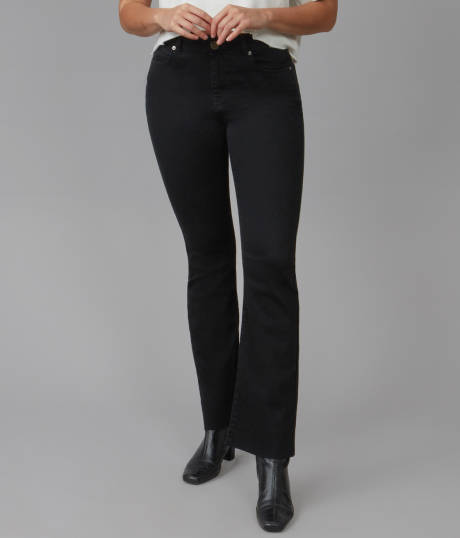 Lola Jeans BILLIE-BLK - Jean bootcut taille haute