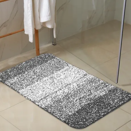 Unique Bargains- Bathroom Mat Non Slip Gradient Color