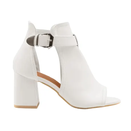 Where's That From - Womens/Ladies Lisa Open Toe Block Heel High Heels