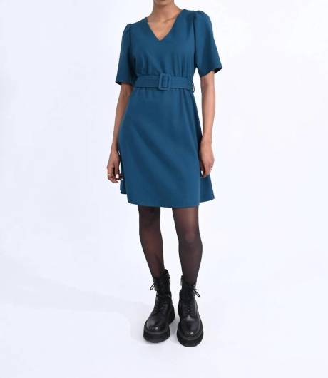 MOLLY BRACKEN - Belted Dress