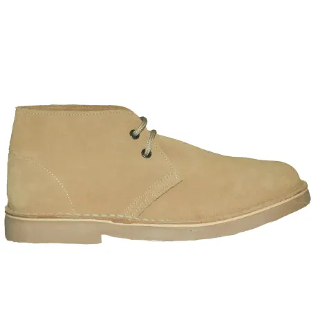 Roamers - Womens/Ladies Real Suede Round Toe Unlined Desert Boots