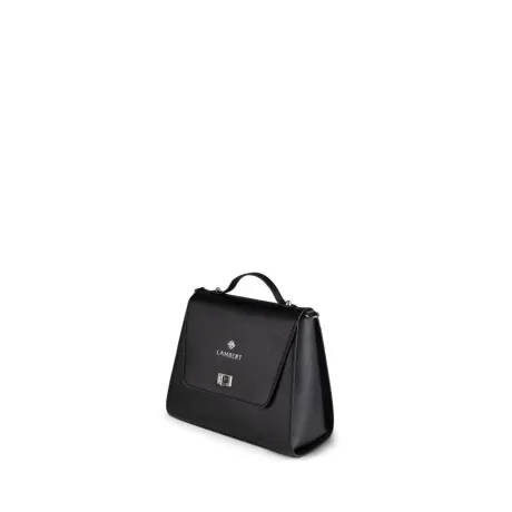 Lambert - The Elie - Black Vegan Leather 3-in-1 Handbag