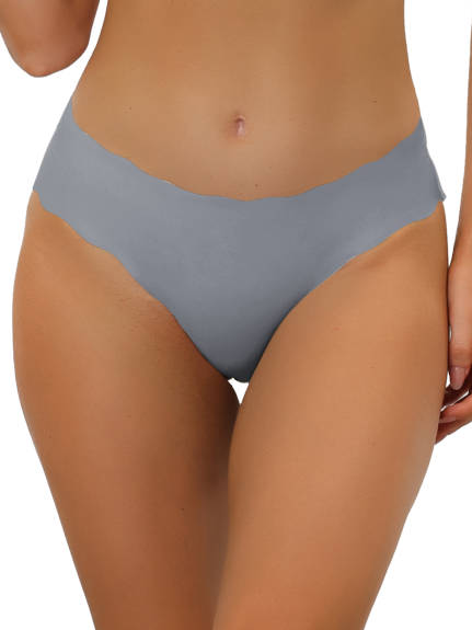 Allegra K- Unlined Panties Stretch Invisible Brief