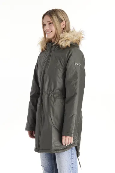 Sofia - Parka de maternité 3 en 1 en tissu ciré