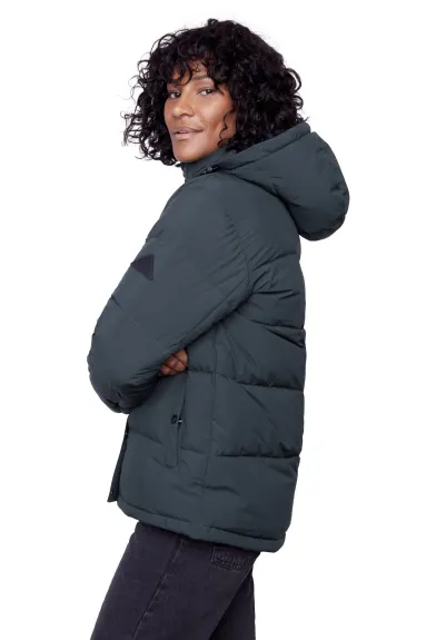 Alpine North Women's - FORILLON | Vegan Down Recycled Short Quilted Puffer Jacket