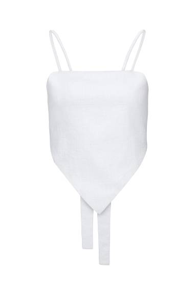 Hilary MacMillan- Linen Handkerchief Tank Top