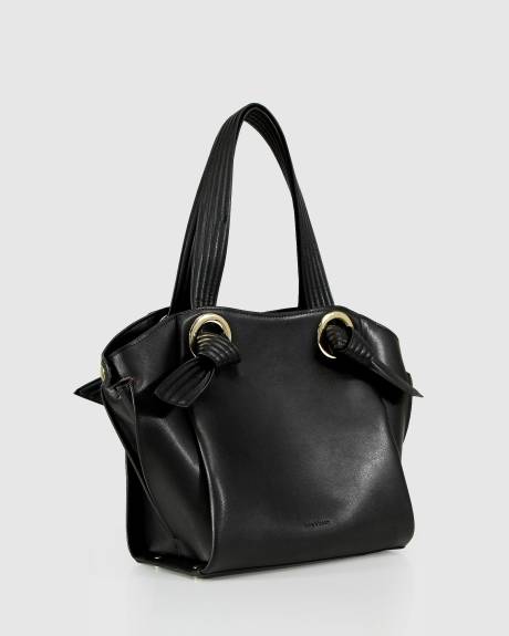 Belle & Bloom Heart Of Gold Leather Shoulder Bag