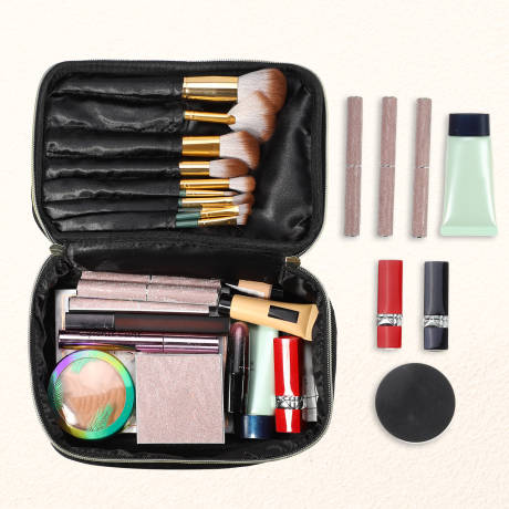 Unique Bargains- Velvet Makeup Bag Travel Storage