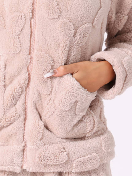 Cheibear - Flannel Winter Pajama Lounge Set