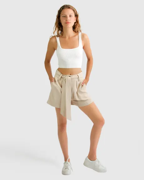 Belle & Bloom Limitless Belted Shorts