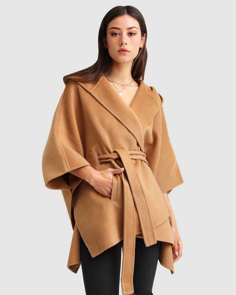 Belle & Bloom Jackson Landing Wool Blend Cape Coat