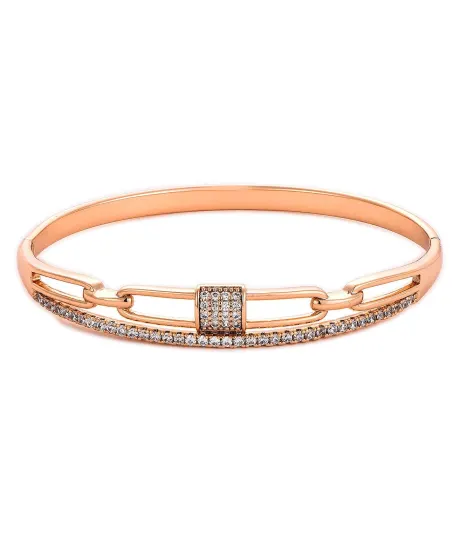 Waterproof 18k Elegant Rose Gold Plated Bracelet