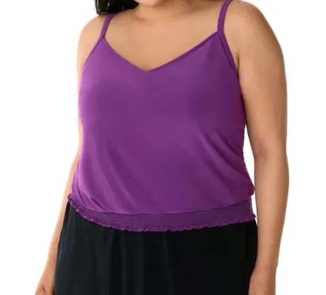 Magicsuit - Plus Size Justina Blouson Tankini Top