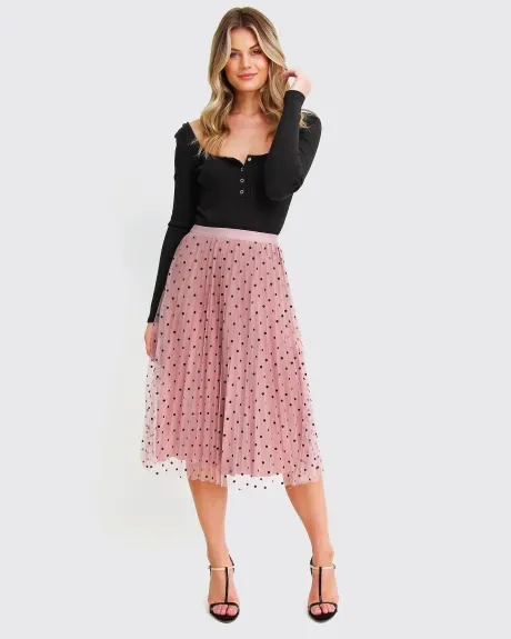 Belle & Bloom Mixed Feeling Reversible Skirt