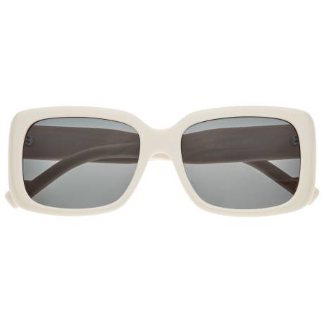 Bertha Wendy Polarized Sunglasses - Cream/Black