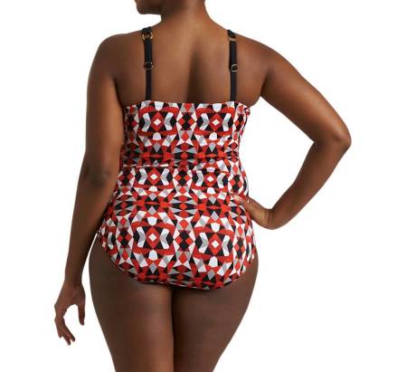 Always for Me - Plus Size Lola Zip Front One Piece Swimsuit