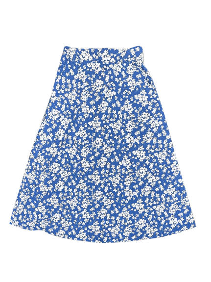 Allegra K- A-Line Floral Chiffon Midi Skirt