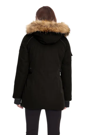 Alpine North - GLACIER | Veste d’hiver type parka femme recyclée duvet végan