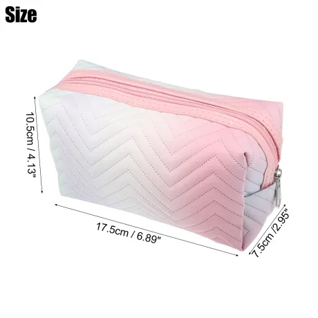 Unique Bargains- Gradient Color Travel Toiletry Makeup Bag