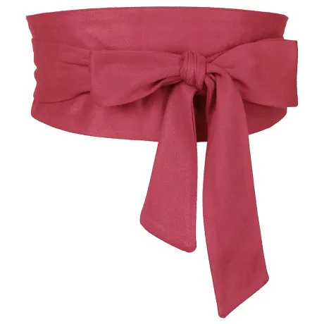 Allegra K- Obi Belt Bowknot Self Tie Wrap Wide Sash Waistband