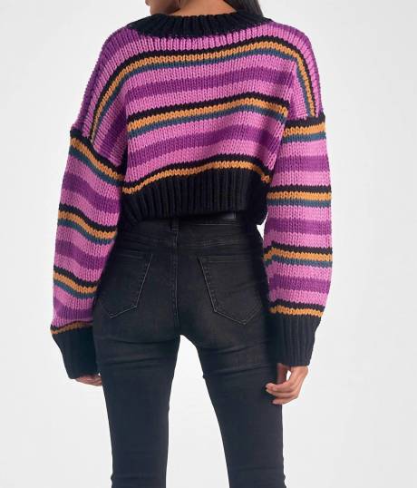 ELAN - Cropped Crewneck Sweater