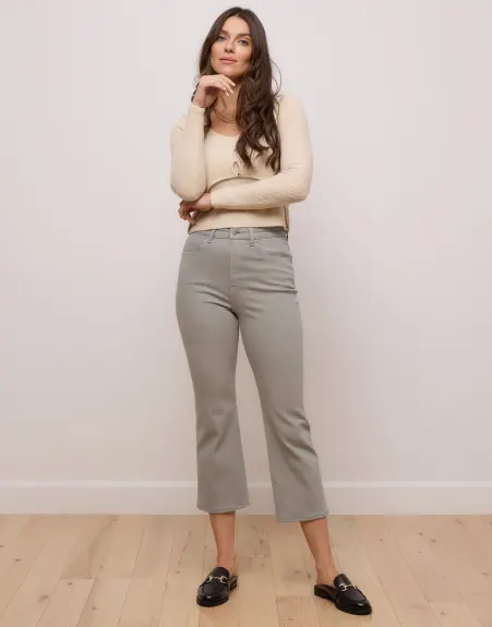 Yoga Jeans- Coupe Évasée Taille Haute