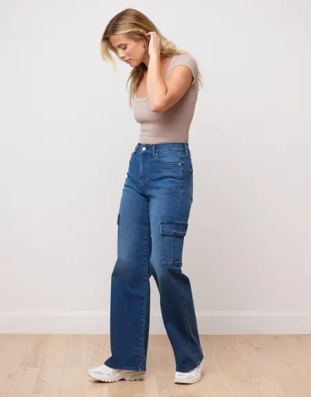 Yoga Jeans- Coupe Très Évasée Taille Classique