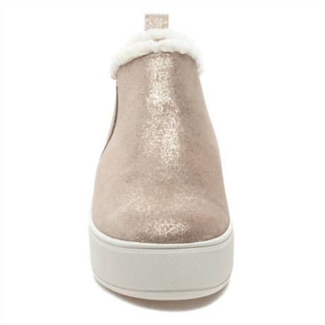 J/SLIDES - Women's Magic Metallic Suede Sneaker Boot