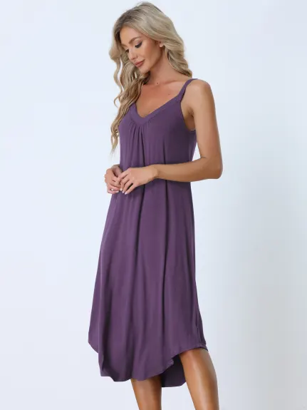 Cheibear- Stretchy Lounge Cami Dress