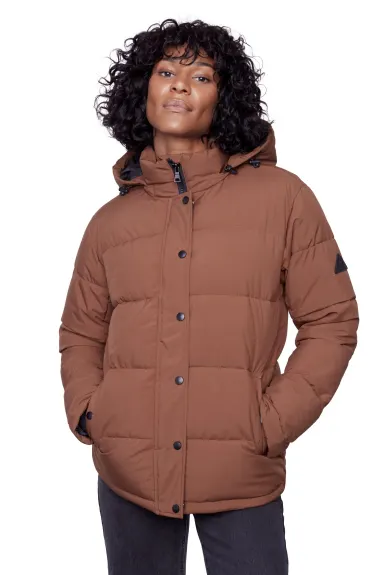 Alpine North Women's - FORILLON | Vegan Down Recycled Short Quilted Puffer Jacket