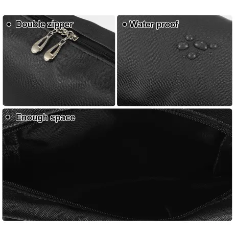 Unique Bargains- Makeup Cosmetic Travel Bag Waterproof PU Leather Case Large