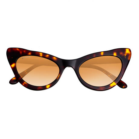 Bertha - Kitty Handmade in Italy Sunglasses - Tortoise