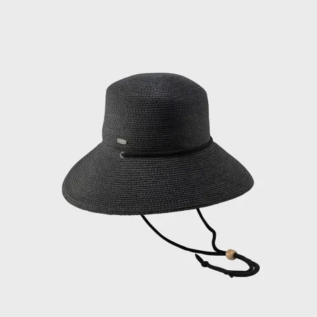 Canadian Hat 1918 - Caroline - Large Flat Top Cloche Hat W Cord