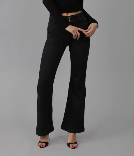 Lola Jeans ALICE-ONYX High Rise Flare Jeans