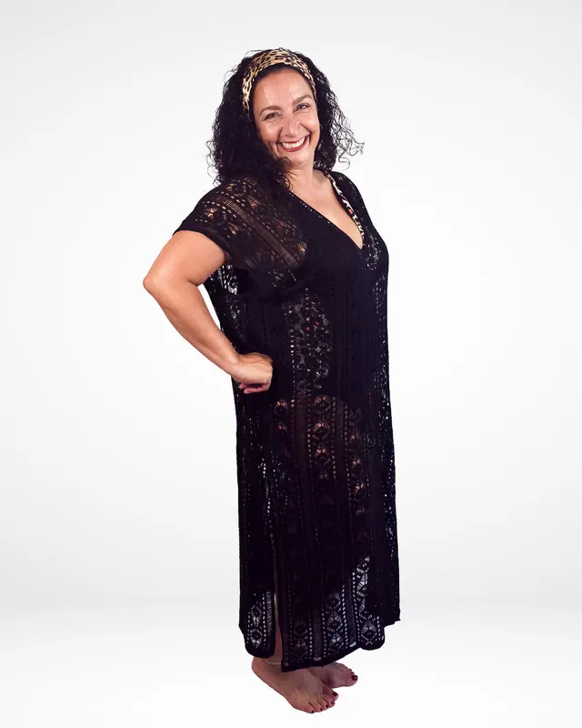 Urban Lux Resort Long Crochet Cover Up