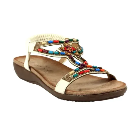 Lunar - Womens/Ladies Mariella Beaded Sandals