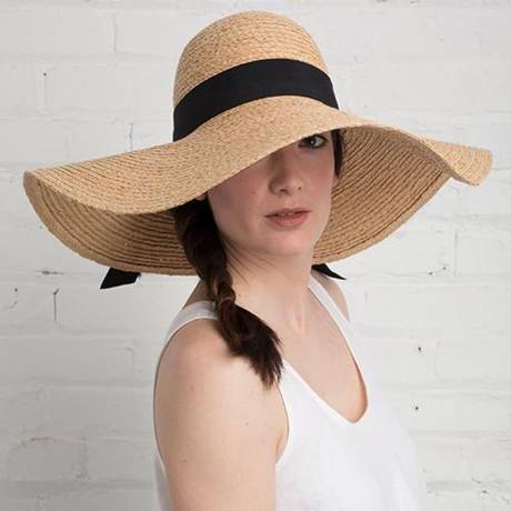 Canadian Hat 1918 - Ava - Floppy In Straw