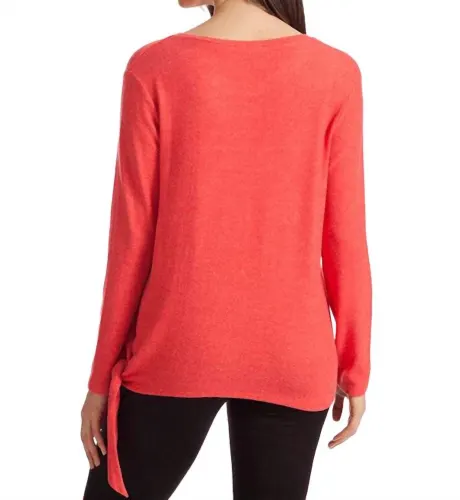 french kyss - Ellie Side Tie Kashmira Sweater