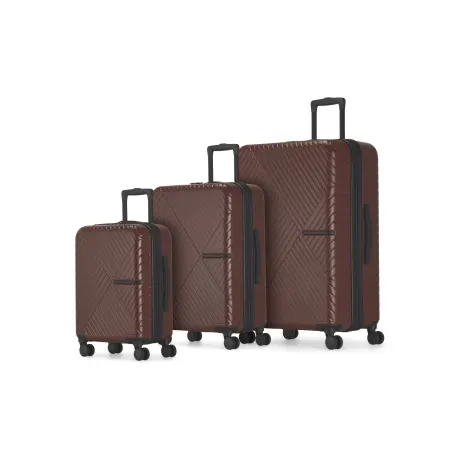 Bugatti Berlin 3 Piece Hardside Luggage Set with Expansion