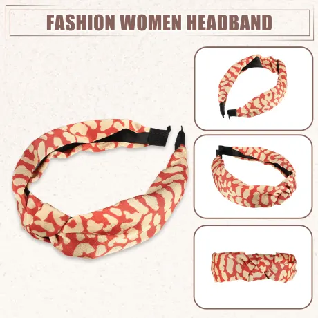 Unique Bargains- Non-Slip Leopard Print Headbands