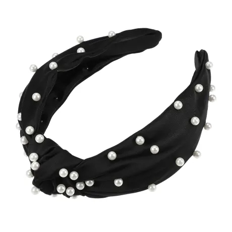 Unique Bargains- Faux Pearl noué Headband