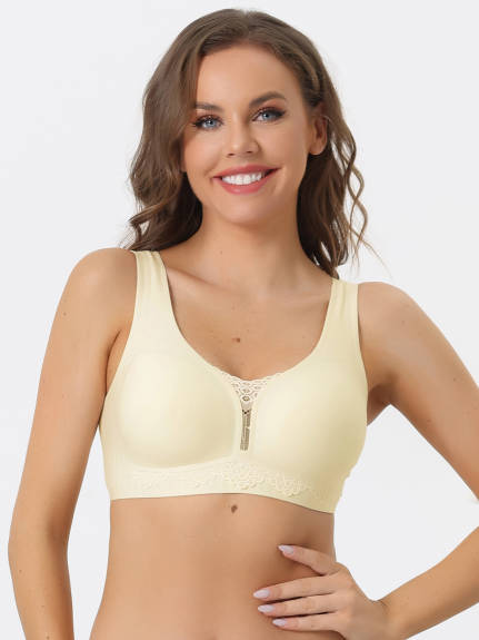 Allegra K- Wirefree Sports Bra Yoga Workout Bralettes