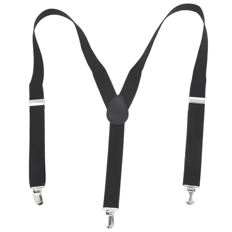 Allegra K- Woman Adjustable Metal Clamp Elastic Suspender Brace